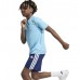 ADIDAS JJ1031 ΠΑΙΔΙΚΟ ΣΕΤ ΜΠΛΟΥΖΑ ΚΑΙ ΣΟΡΤΣ ΑΓΟΡΙ ΓΑΛΑΖΙΟ-ΜΠΛΕ